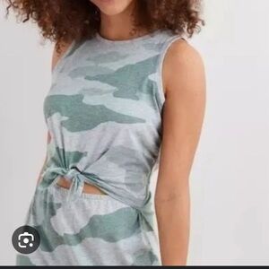 Aerie camo cut out dress Medium